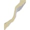 Ekena Millwork 3 3/4"H x 2 3/4"P x 4 5/8"F x 94 1/2"L Traditional Smooth Crown Moulding MLD03X02X04SM - alternate 5